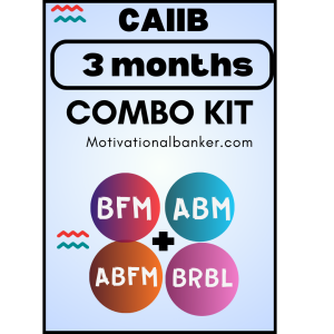 CAIIB 3 months COMBO KIT