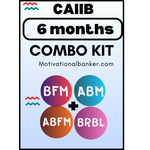 CAIIB 6 months COMBO KIT
